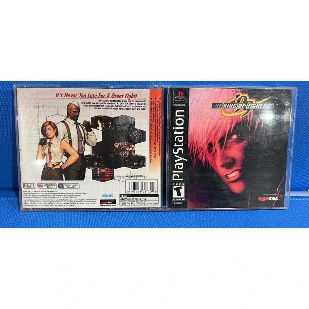 The King of Fighters 99 Sony PlayStation PS1 SNK Fighting Game SLUS-01332